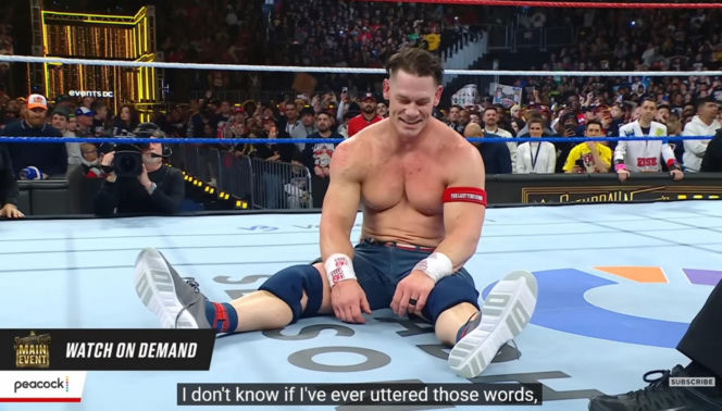 John Cena pożegnał się z WWE