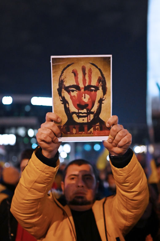 Solidarni z Ukrainą. Wielki wiec w Gdańsku