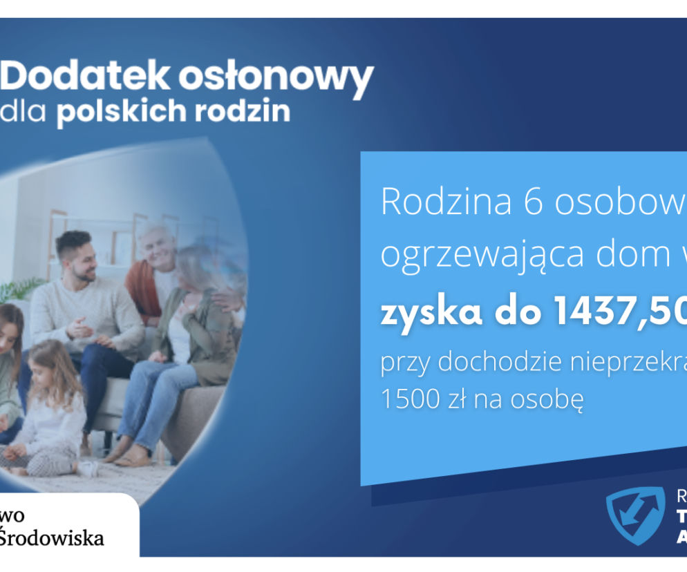 Dodatek osłonowy. Wsparcie dla gospodarstw domowych