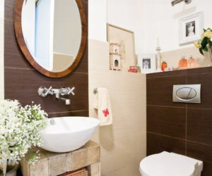 Urządzamy małą łazienkę w romantycznym i naturalnym stylu