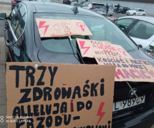 protest na Rondzie Gronowo