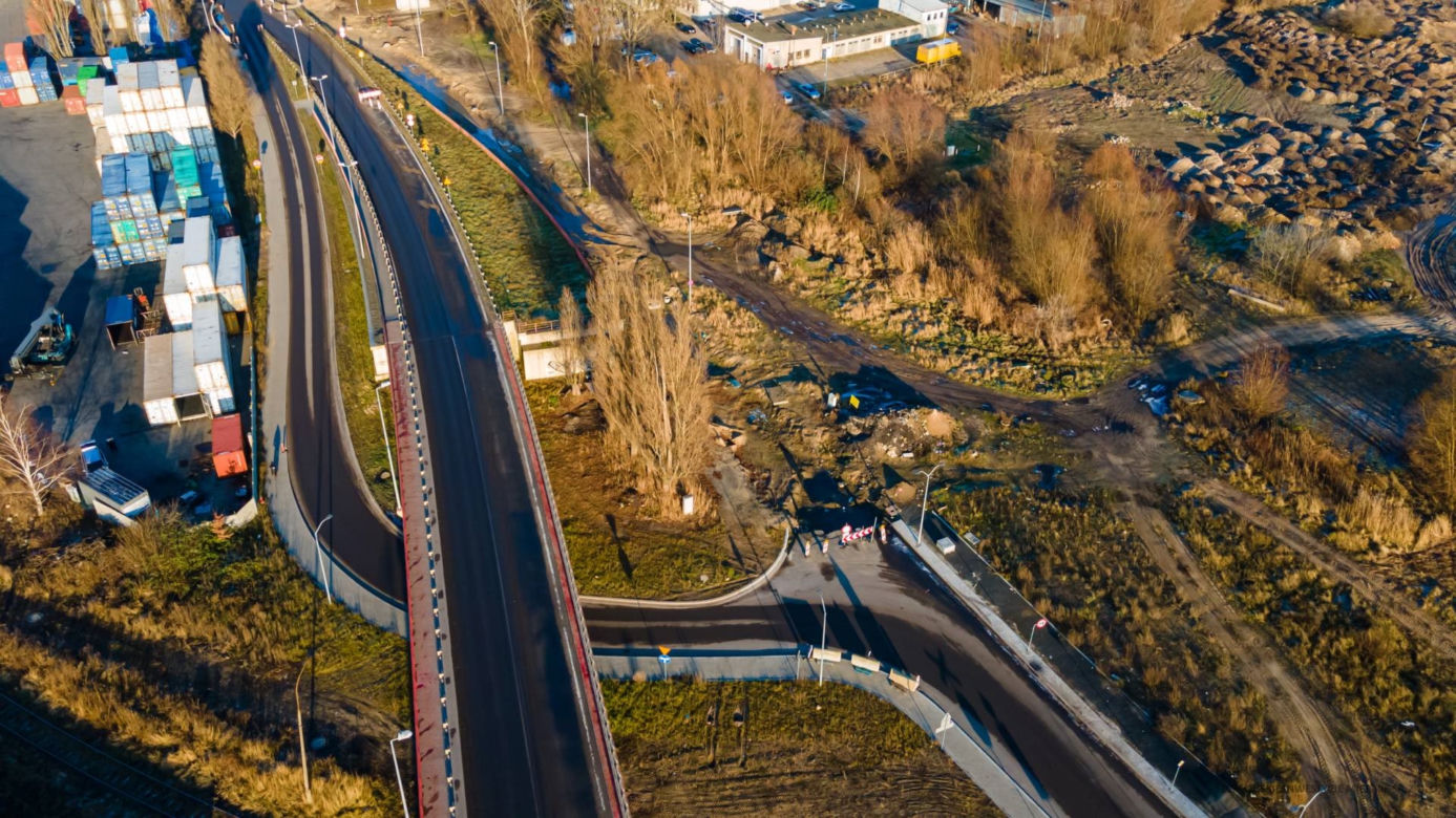 Nowe rondo w szczecińskim porcie