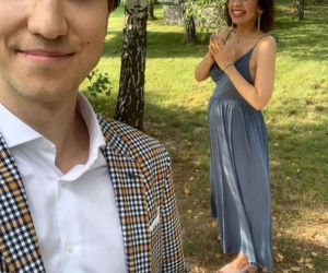 Ilona Janyst (Aneta z M jak miłość) i jej mąż Paweł Janyst