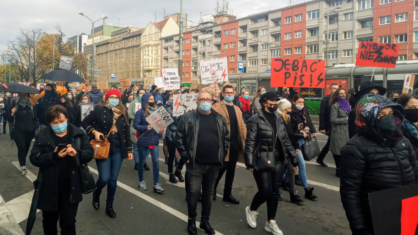 Protest kobiet w Szczecinie - 28.10.2020