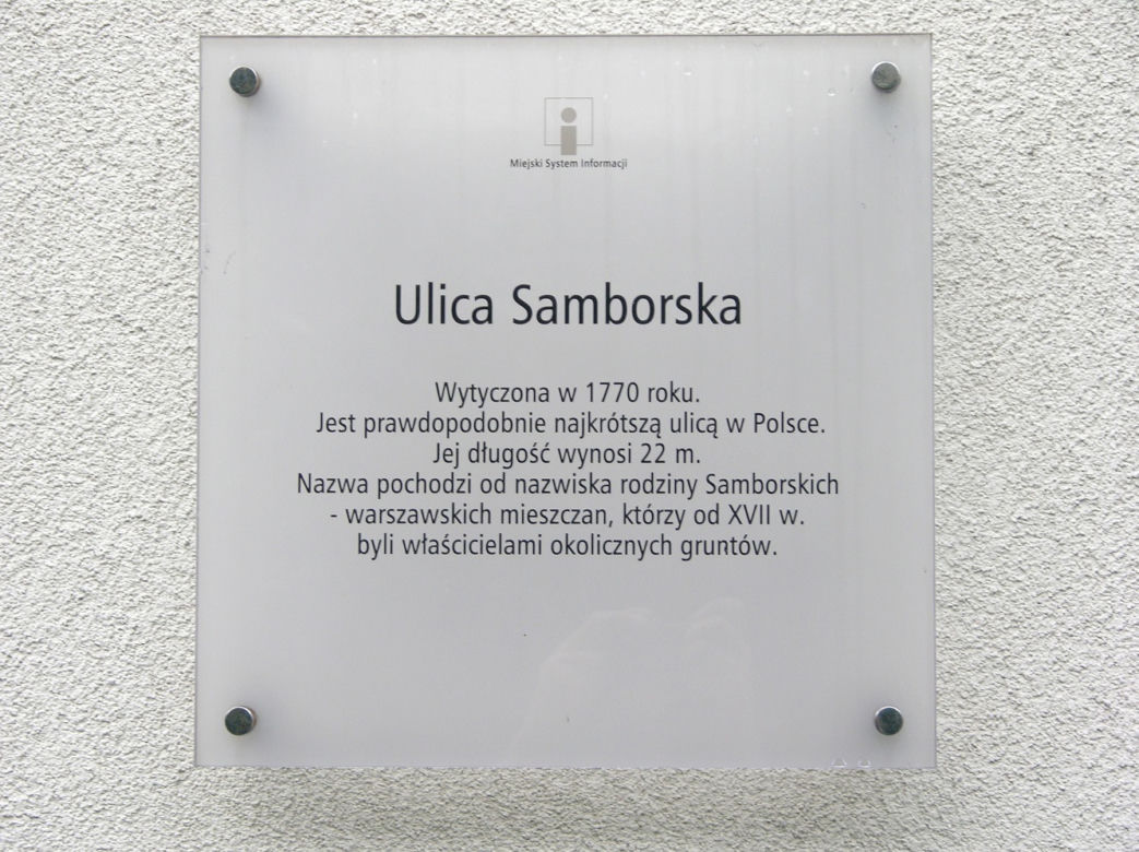 Ulica Samborska w Warszawie