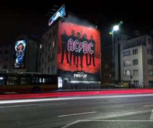AC/DC - mural w Warszawie
