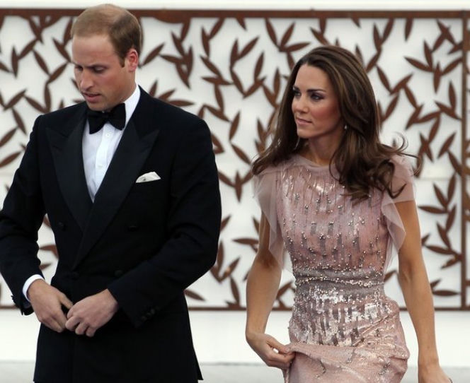 Sukienka księżnej Kate na bankiecie ARK