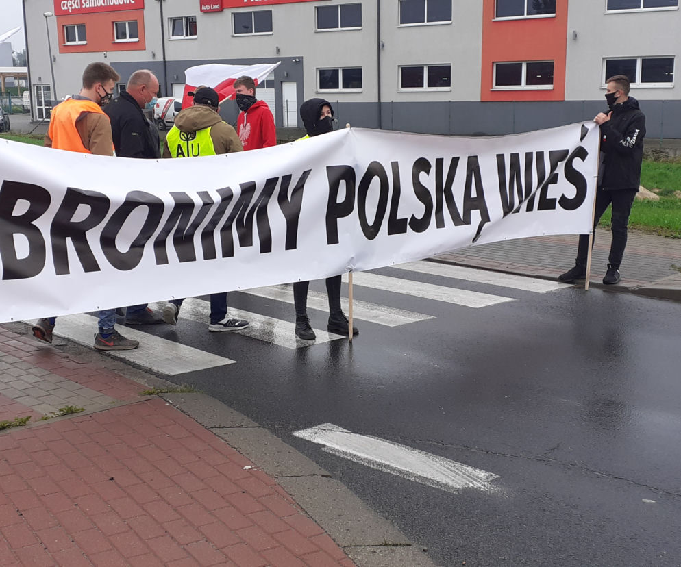 Protest rolników w Iławie 21.10.2020