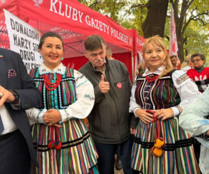 Poseł Telus z delegacją z Opoczna wspierał protestujących przed TK