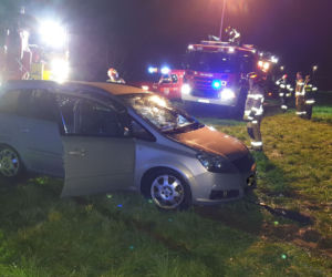 Auto wylądowało w Sanie!