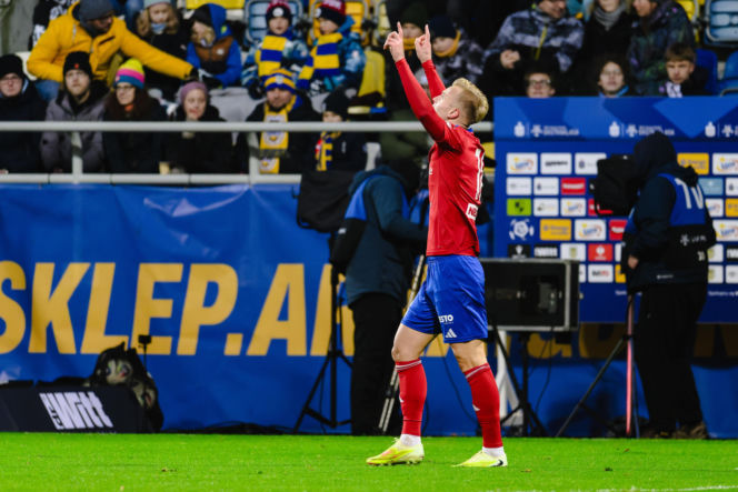 Arka Gdynia - Raków Częstochowa, zdjęcia kibiców i piłkarzy z meczu 17. kolejki PKO BP Ekstraklasy