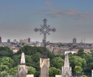 Widoki z wież kościoła na Placu Kościelnym