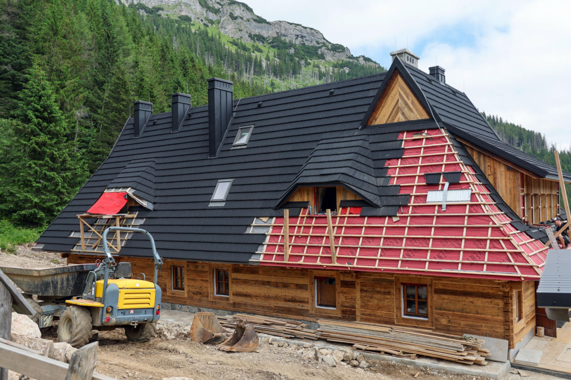 Remont schroniska na Hali Kondratowej