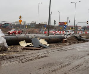 Błoto, dziury i kałuże