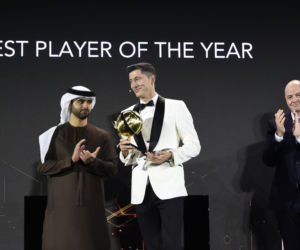 Robert Lewandowski. Globe Soccer Awards
