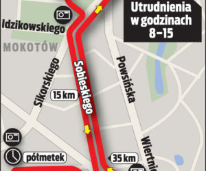 Maraton zablokuje stolicę