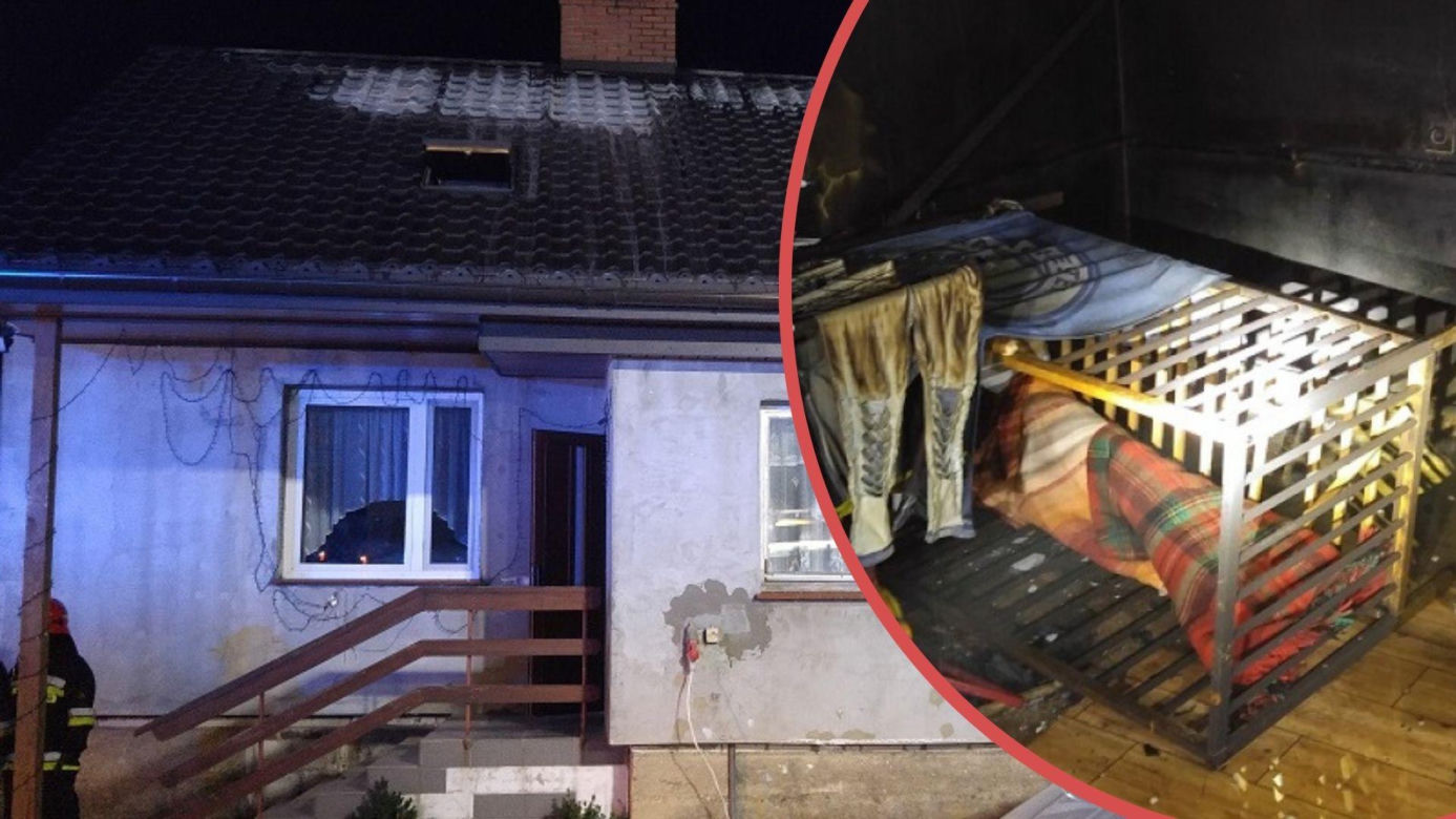 Jemieliste. Tragiczny pożar domu jednorodzinnego