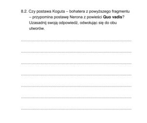 Egzamin ósmoklasisty 2020 - język polski - odpowiedzi