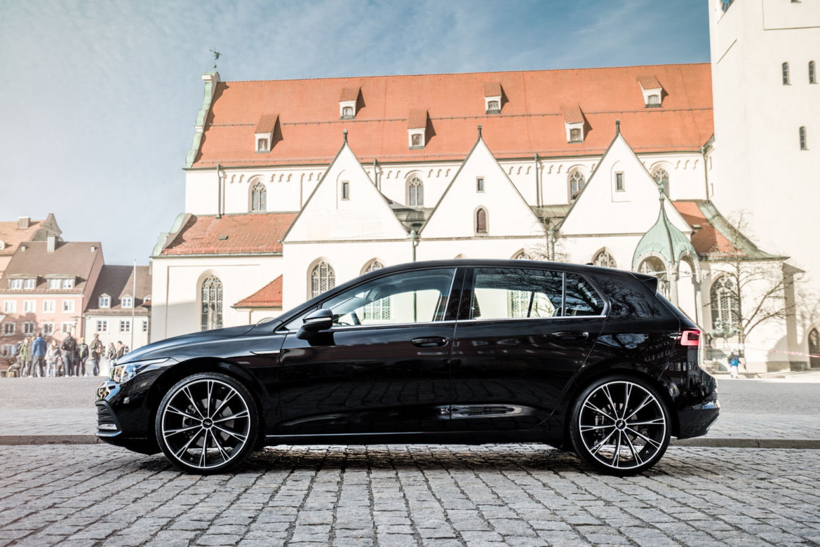 Volkswagen Golf 8 po pierwszych modyfikacjach ABT