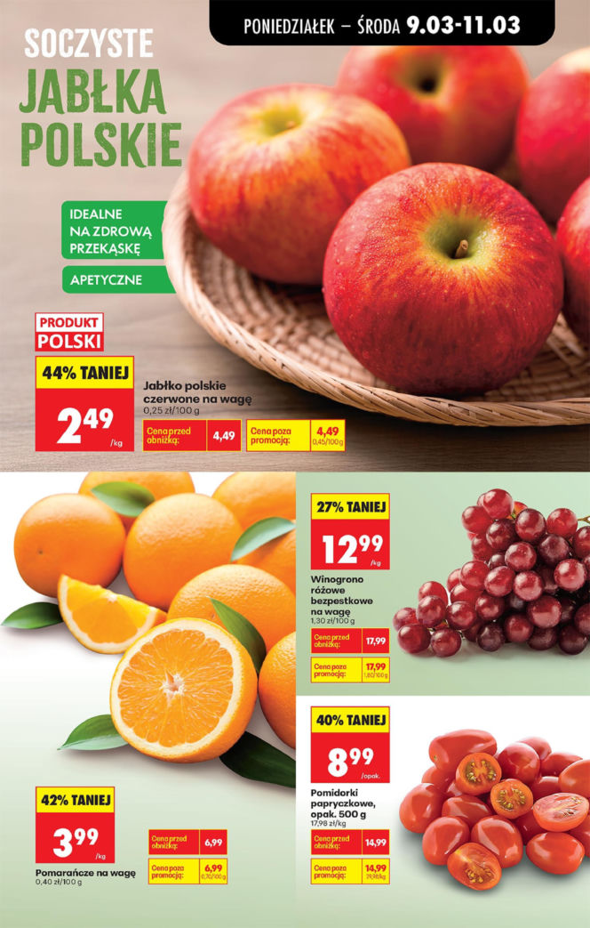 Biedronka - gazetka promocyjna 9.03.2026