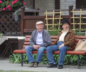 M jak miłość odc. 1014. Lucjan (Witold Pyrkosz), Kisiel (Jerzy Próchnicki)
