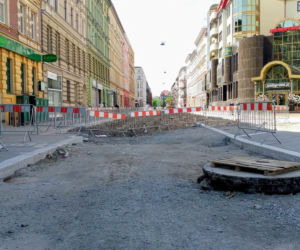 Przebudowa ulic w centrum Szczecina - maj 2020
