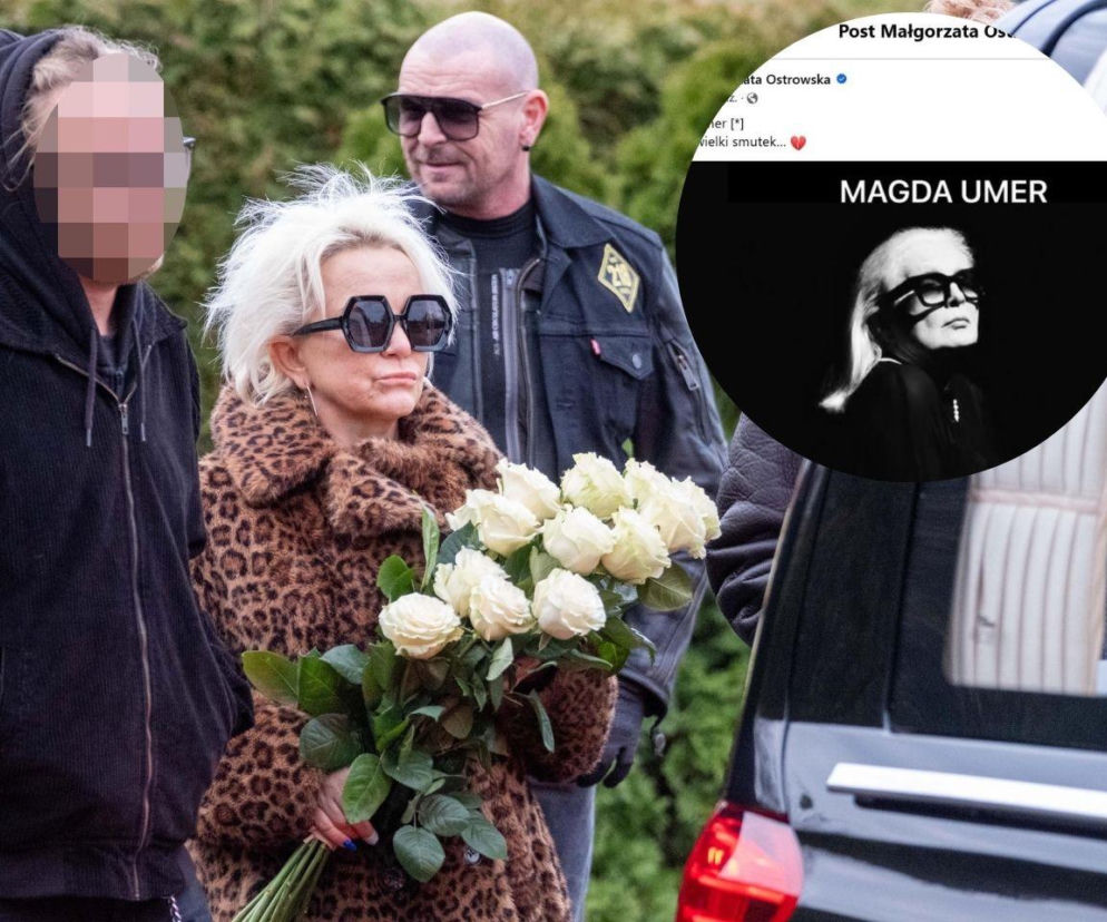 Małgorzata Ostrowska dopiero co pochowała męża. I natychmiast musiała pożegnać przyjaciółkę