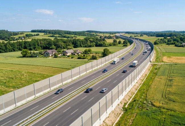 Będzie ciszej na S5. Nowe ekrany od Poznania aż do Radomicka