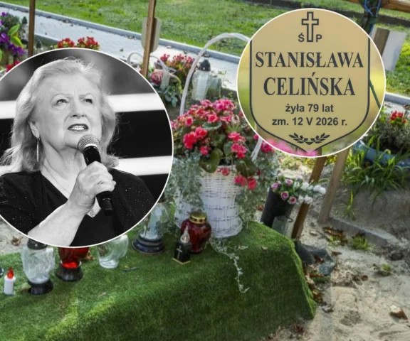 Tak teraz wygląda grób Stanisławy Celińskiej. Zniknęły wieńce i bukiety
