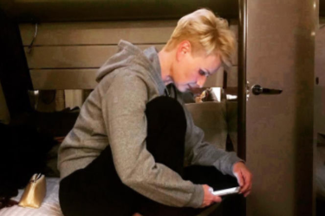 Małgorzata Kożuchowska na planie Drugiej szansy5