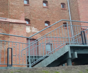 Schody do Muzeum Handlu WIślanego Flis w Grudziądzu