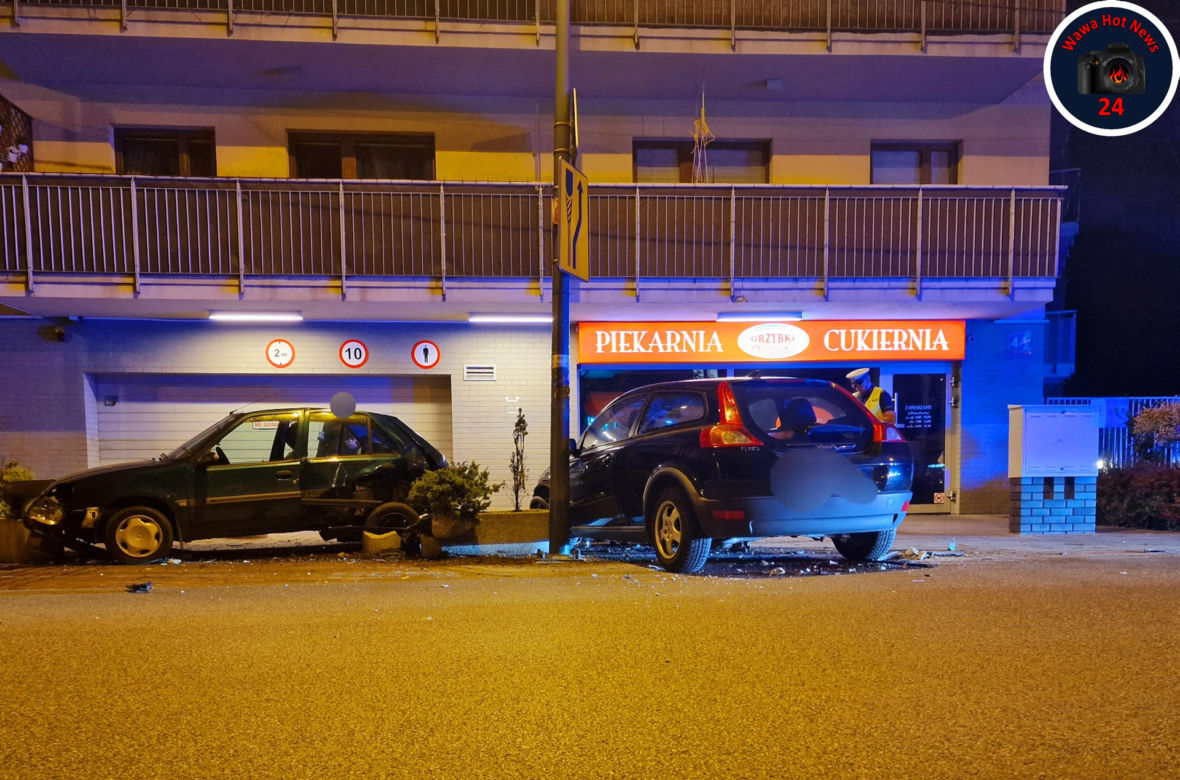 Pijana Ukrainka staranowała zaparkowane auto. Miała ponad 2 promile 