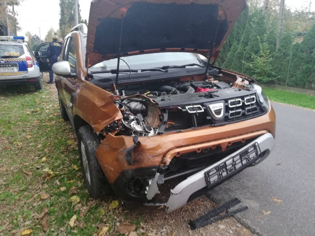 Pijany ksiądz rozbił się na latarni 