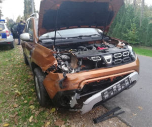 Pijany ksiądz rozbił się na latarni 