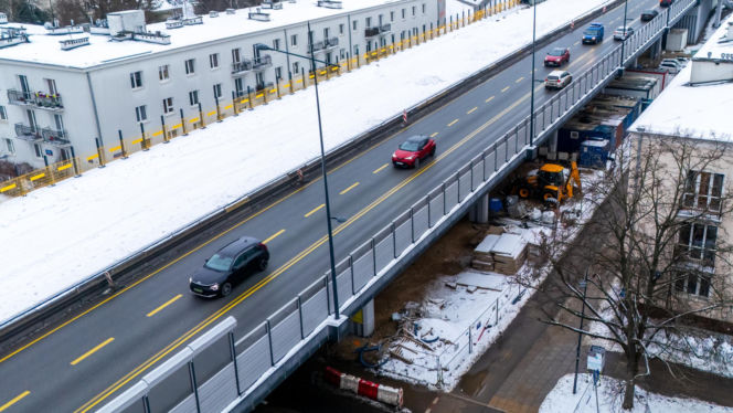 Remont wiaduktów Trasy Łazienkowskiej i al. Stanów Zjednoczonych w Warszawie