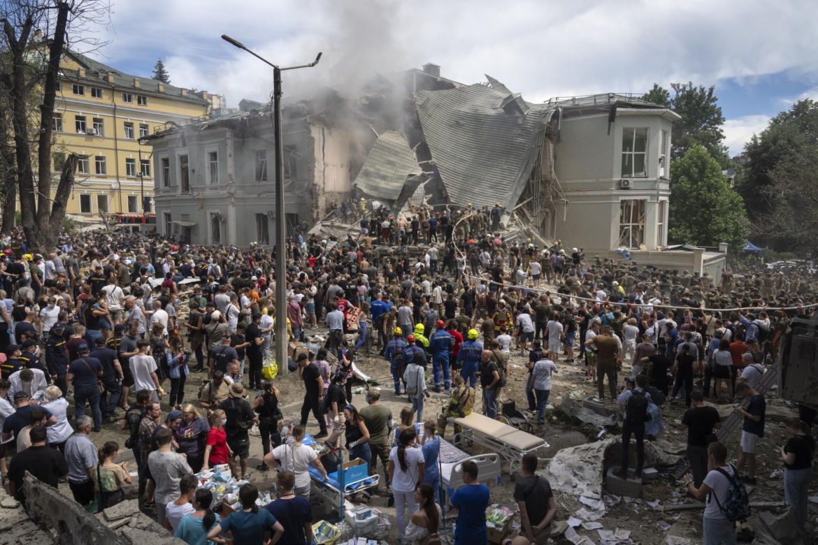Tak wyglądał atak Putina na szpital dziecięcy w Kijowie! Liczba ofiar nadal rośnie