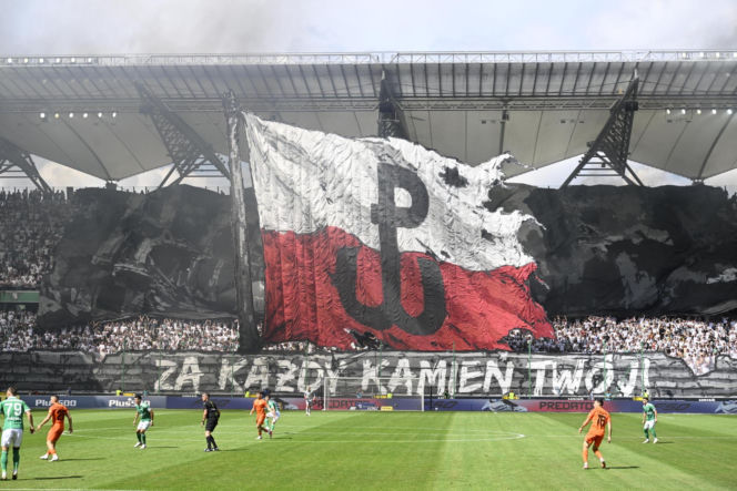 Legia Warszawa - Zagłębie Lubin: Zdjęcia kibiców