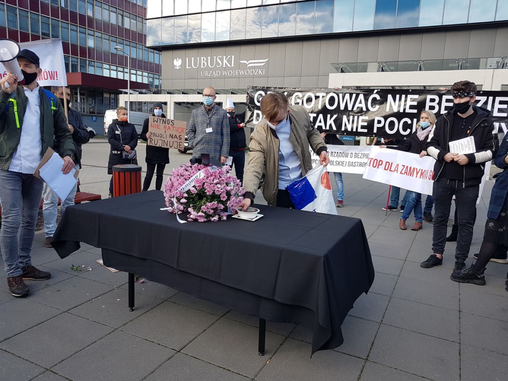 Zobaczcie jak przebiegał protest. 