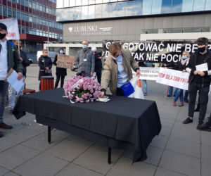 Zobaczcie jak przebiegał protest. 