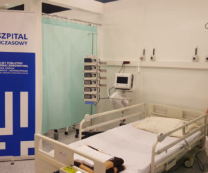 Szpital tymczasowy w Katowicach gotowy na przyjęcie pacjentów