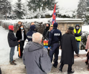 „LGBT to ludzie - uliczny protest w Tarnowie