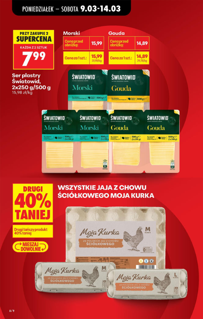 Biedronka - gazetka promocyjna 9.03.2026