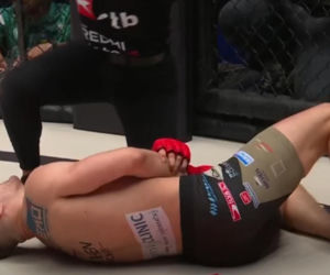 Drastyczny koniec walki na KSW! Polak wrzeszczał i wił się z bólu. Ała