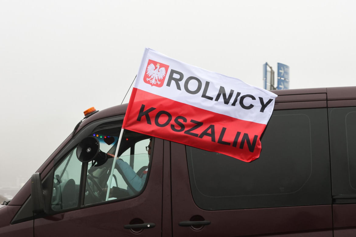 Uniejów. Protest rolników