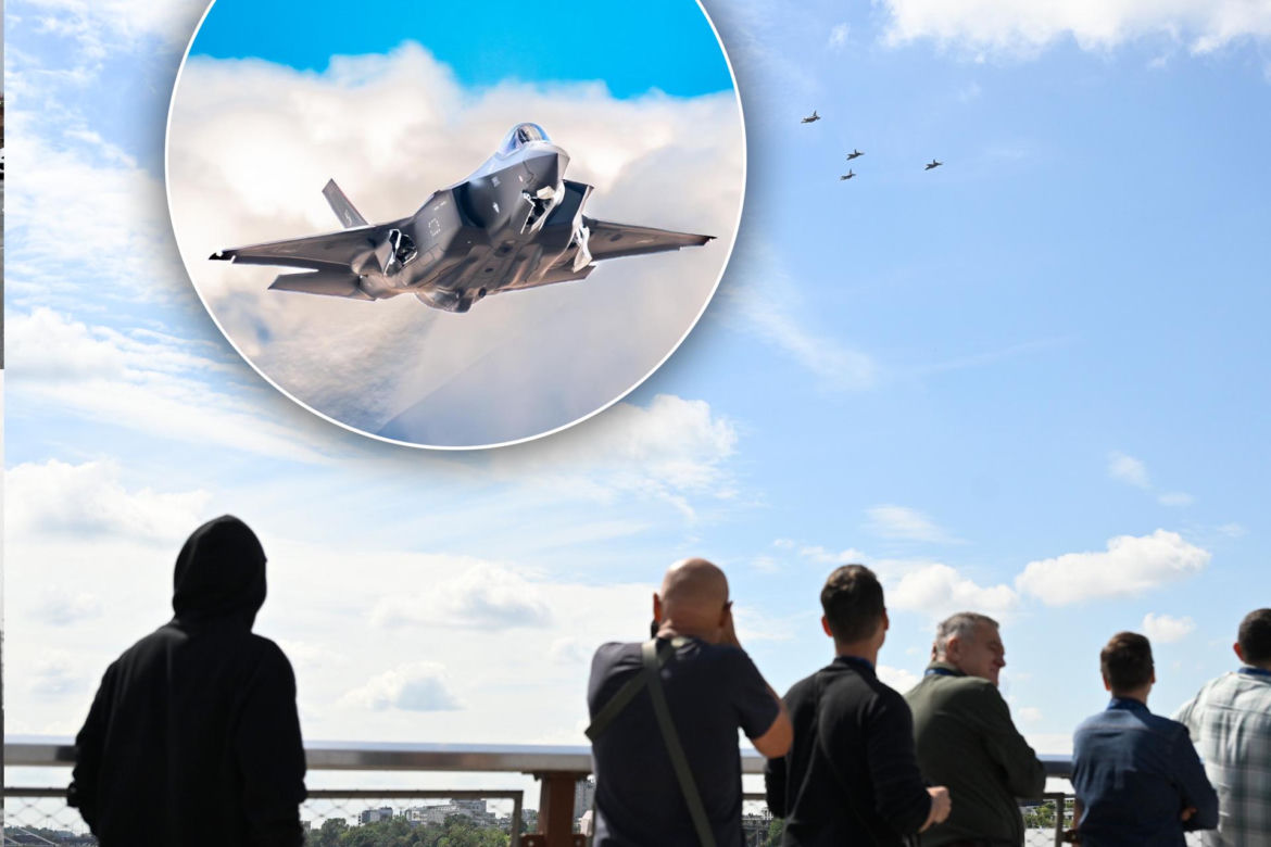 Nad Polską przeleciały ultranowoczesne myśliwce F-35!
