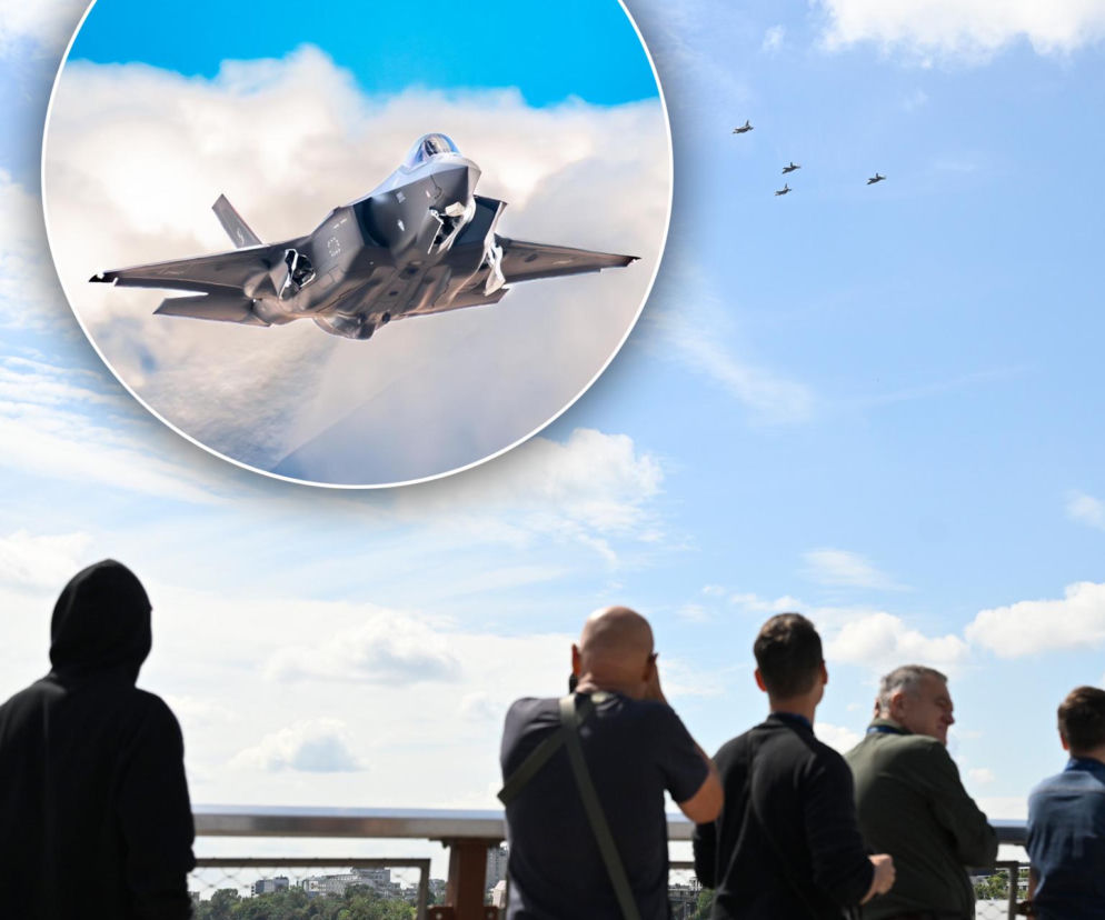 Ultranowoczesne F-35 na polskim niebie. Przeleciały nad największymi miastami
