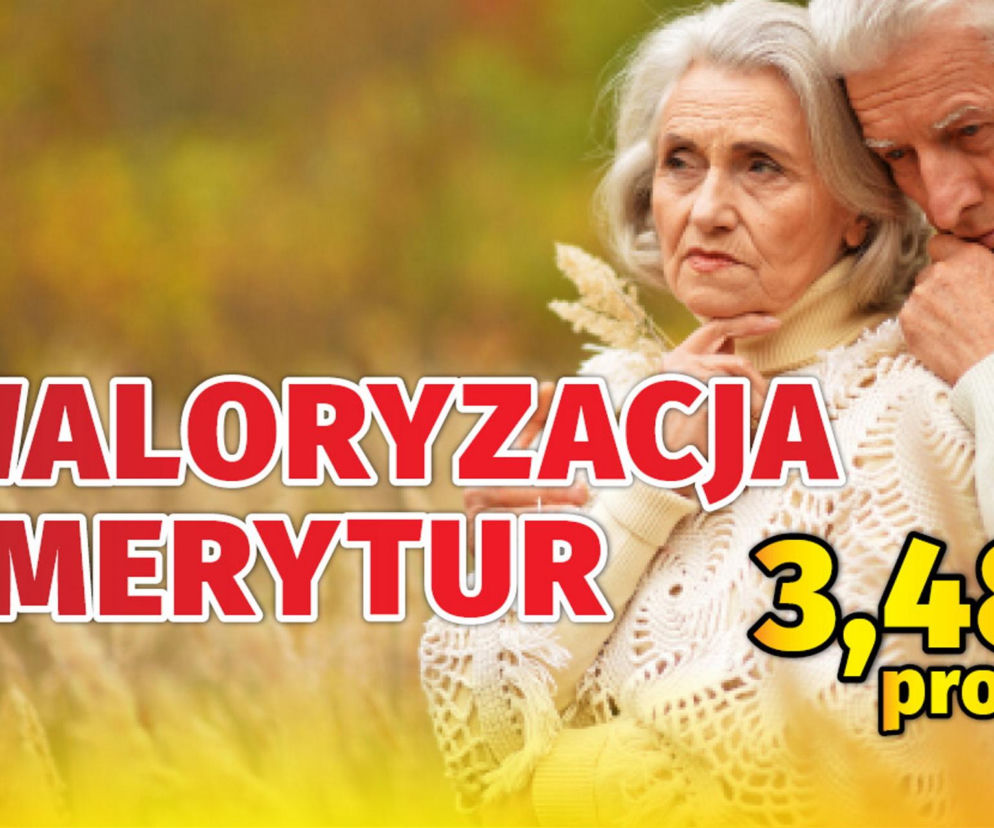 Waloryzacja emerytur 3,48 procent
