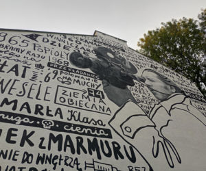Nowy mural w Krakowie na cześć Andrzeja Wajdy. Żona reżysera nie kryje zachwytu