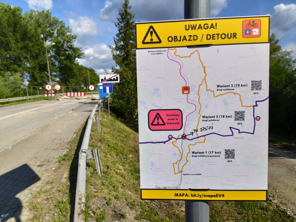 Rusza drugi etap remontu mostu na Dunajcu w Ostrowie
