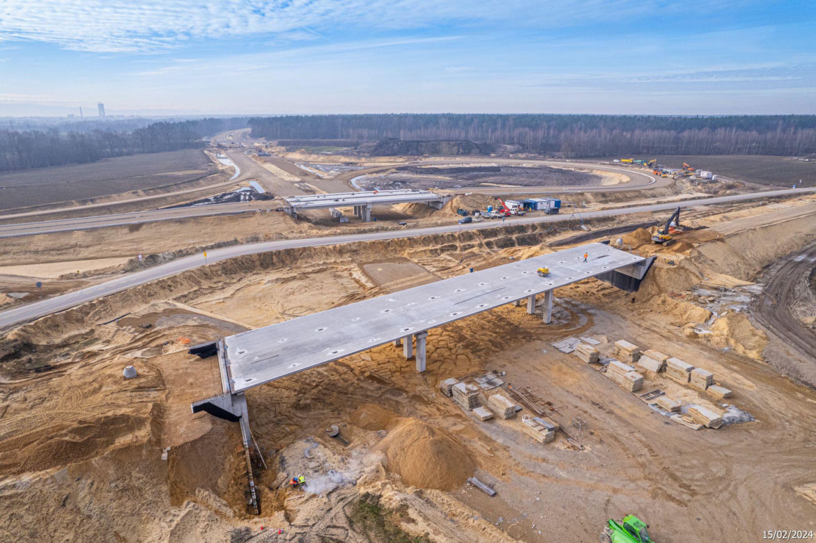 Budowa S1 Oświęcim - Dankowice LUTY 2024
